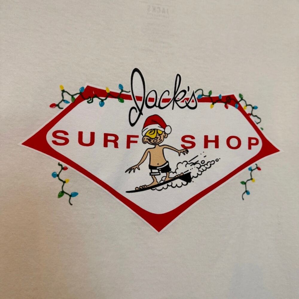 Jacks Surf Shop Christmas Tee Tshirt Mens XL
